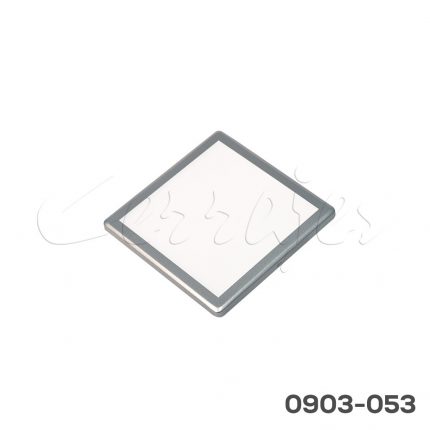 Luminaria Led Mod. Quadrato PLC100 12 VCD-3 W, 100*100*8 mm, 6500°K, montaje superficial, gris plata