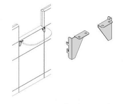 Soporte ventanilla antracit 61110094.092