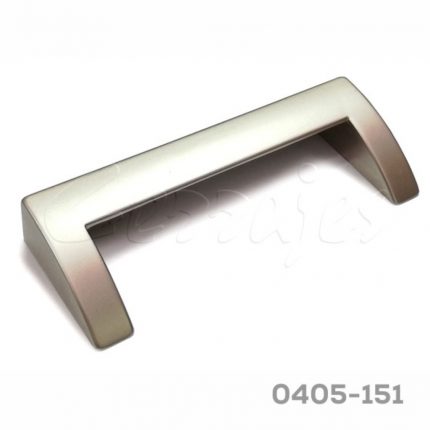 Jaladera Zamak cc 96 mm L=104 mm 4644 Z23 Niquel mate Tornillo M4x25mm