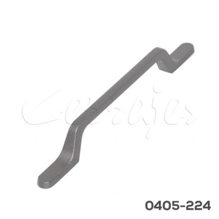 Jaladera Aluminio cc 128 mm L=194 mm 4722 A96 Grafito Tornillo M4x25mm
