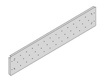 Modesty panel embosado l 1200 mm aluminio