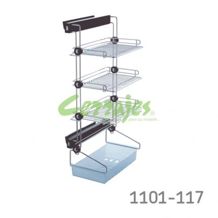 Extr Lat 3 Plazas y Cajon Acrilico 305x971x478 mm Derecha