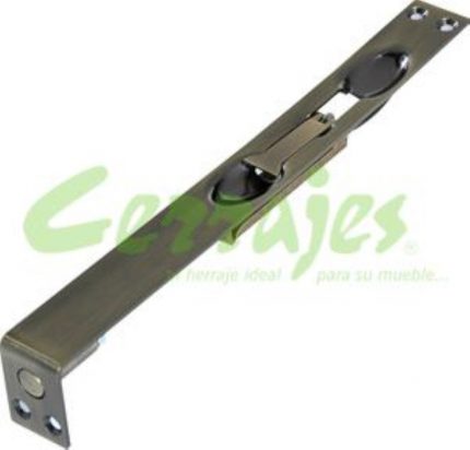 Pasador de embutir con gancho 203 mm bronce antiguo