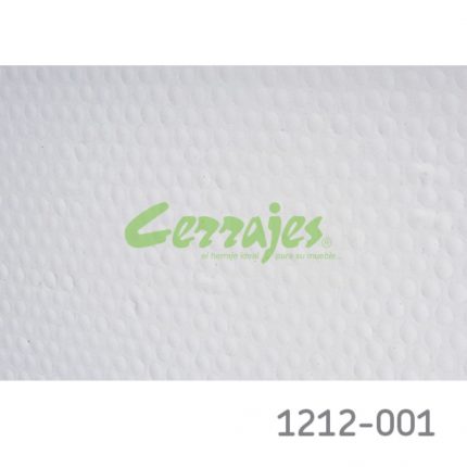 Placa antiescurrimiento en PVC Cerrajes blanco 580x1000 mm para interior de gabinete tarja