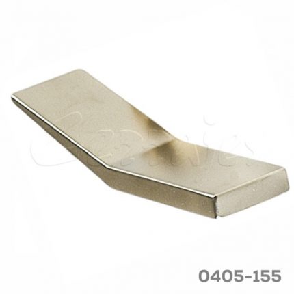 Jaladera Zamak cc 32 mm L=80 mm 4649 Z23 Niquel mate Tornillo M4x25mm