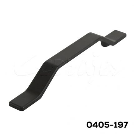 Jaladera Zamak cc 128 mm L=202 mm 4688 Z91 Negro mate Tornillo M4x25mm