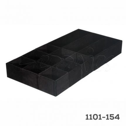 Organizador afelpado para armario 12 espacios 232x464 mm