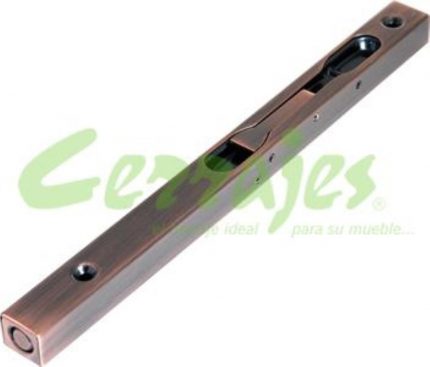 Pasador de sobreponer balancin 254 mm cobre antiguo