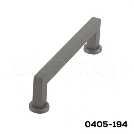 Jaladera Zamak cc 96 mm L=111 mm 4685 Z94 Gris noche Tornillo M4x25mm