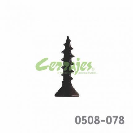 Tornillo para bisagra americana #6 x5/8" (15,875 mm) PH2 Cobre antiguo con punta