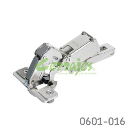 Bisagra sobrepuesta Salice  S200 Ø=35mm cuello 00 48x6mm 165° niquelada autocierre