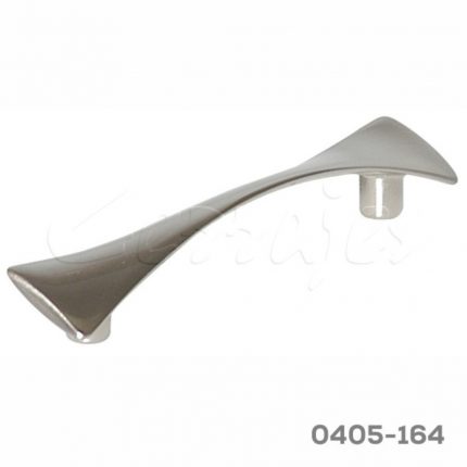 Jaladera Zamak cc 96 mm L=123 mm 4655 Z22 Niquel cepillado Tornillo M4x25mm