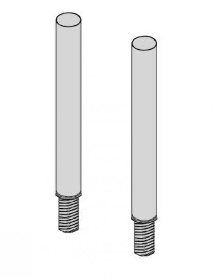 Juego de ext para pata galatea 1800 mm (2pz) aluminio