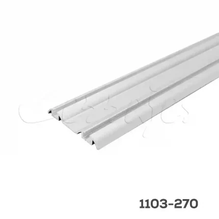 Carril inferior STRUTTURA 39 mm, L=3000 mm Aluminio anodizado natural mate