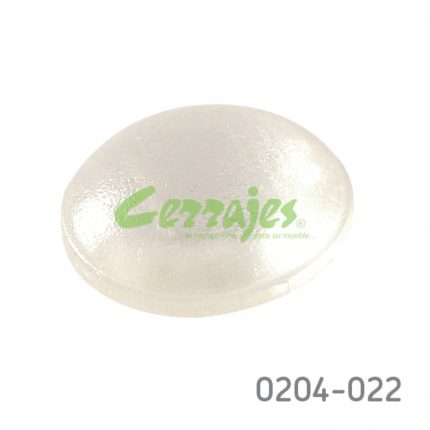 Tope para puerta Ø=10mm autoadhesivo Cerrajes Gota H=3mm Transparente Hoja con 288