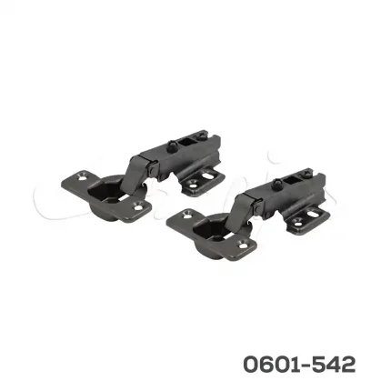 Bisagra sobrepuesta Cerrajes "Reforzada" Ø=35mm cuello 00 48x6mm 110° base 4 perf.H=4mm Niquel-Negro